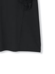 アシメショルダーフリルTシャツ≪手洗い可能≫