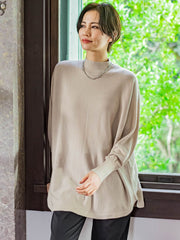 【WEB限定】≪洗えるニット/Lサイズあり≫すっきりハイネックニット