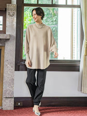 【WEB限定】≪洗えるニット/Lサイズあり≫すっきりハイネックニット