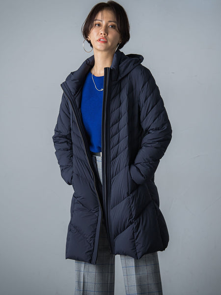 【ロング丈】ストレッチダウンコート