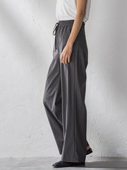 【WEB限定】ハイテンションワイドパンツ≪洗濯機で洗える≫