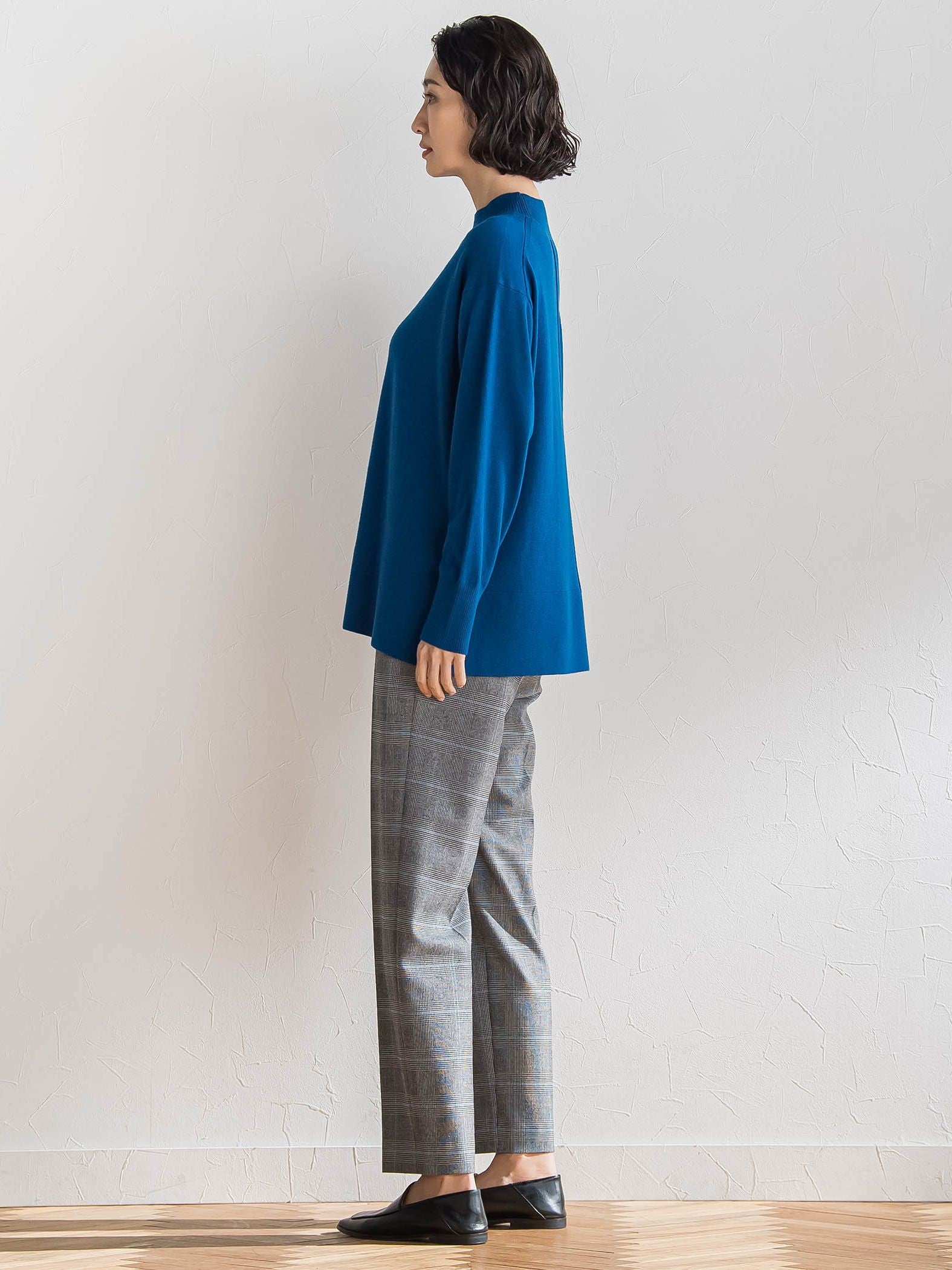 【新色追加】ファインウールハイネックニット