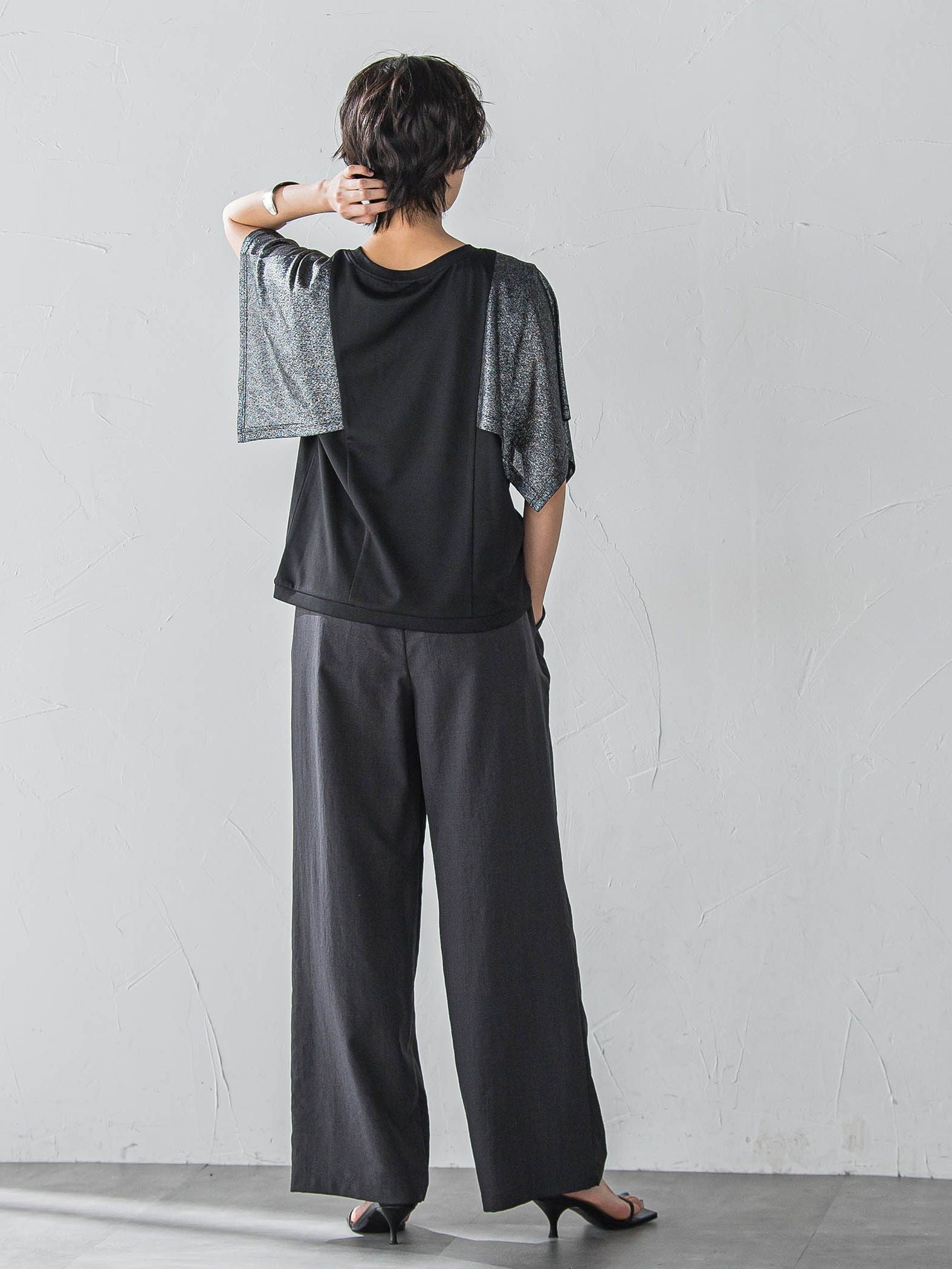 【新色追加】イージーワイドパンツ≪手洗い可能 / セットアップ対応≫