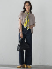 【JAPAN BLUE JEANS】デニムワイドパンツ≪洗濯機で洗える≫