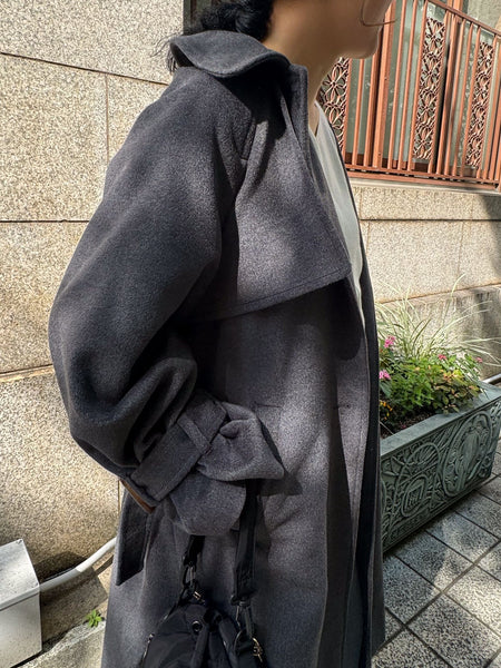 【360度どこから見ても可愛い】トレンチロングコート