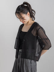 メッシュジャケット≪洗濯機で洗える≫