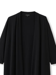 【WEB限定】ひやさらシワレス着流しカーディガン≪洗濯機で洗える≫