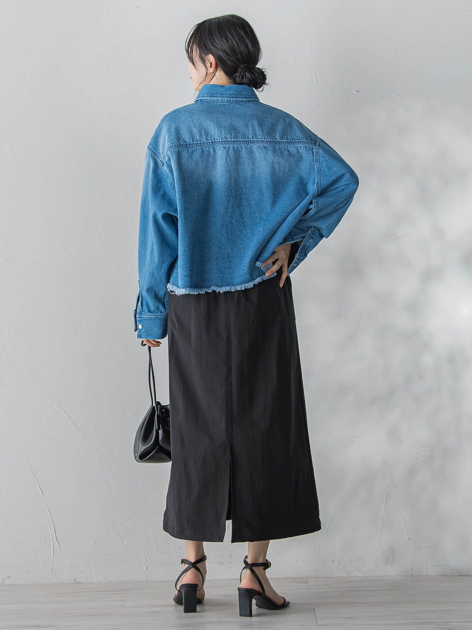 【WEB限定】ストレッチタフタスカート