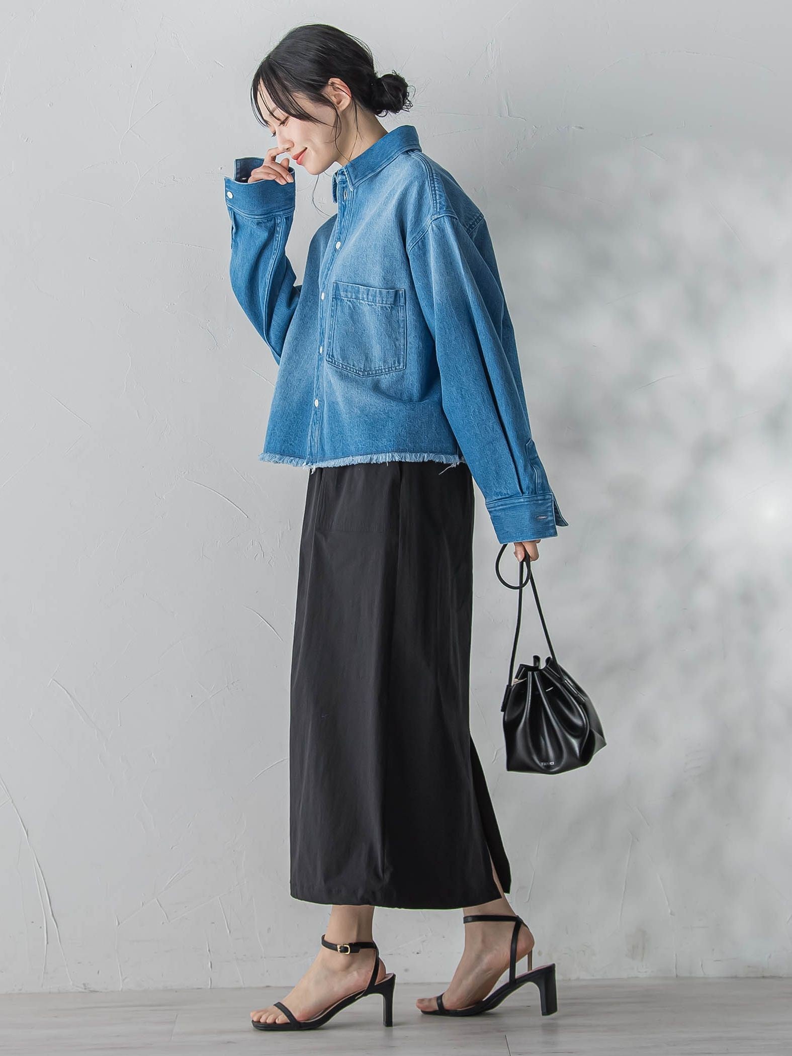 【WEB限定】ストレッチタフタスカート