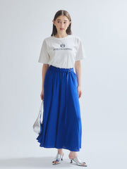 麻ライクベルトワイドパンツ≪手洗い可能≫