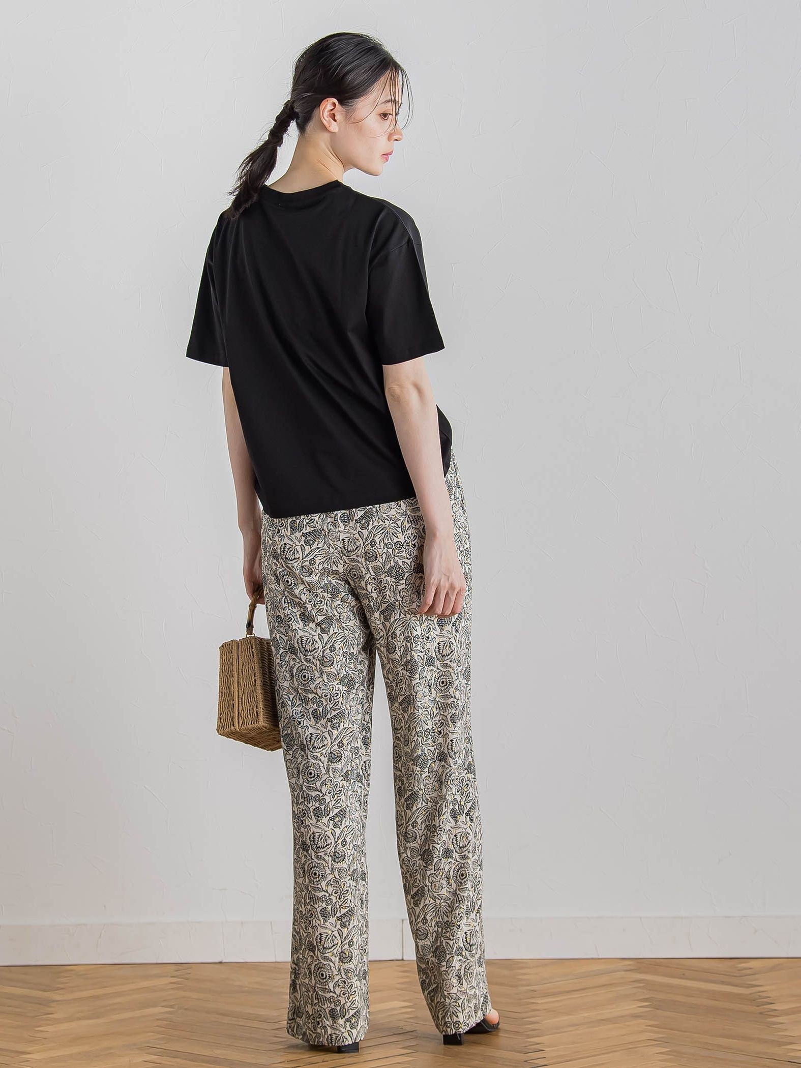 【WEB限定】ドライタッチコットンミックスロゴT≪洗濯機で洗える≫