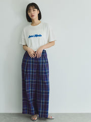 さがら刺繍ロゴTシャツ≪洗濯機で洗える≫