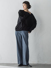 ストレッチドルマンニット≪手洗い可能≫