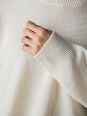 【WEB限定】 ≪洗えるニット≫ラウンドネックニット≪Lサイズあり≫
