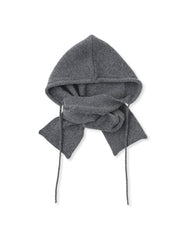 【KOREAN ITEM】マフラー付フードニット帽