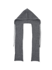 【KOREAN ITEM】マフラー付フードニット帽