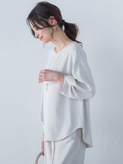 キレイ×リラックス アムンゼンブラウス≪接触冷感/UV/洗濯機で洗える≫