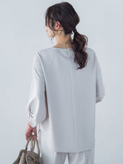 キレイ×リラックス アムンゼンブラウス≪接触冷感/UV/洗濯機で洗える≫