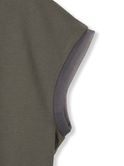 天竺シアー切替えTシャツ≪洗濯機で洗える≫