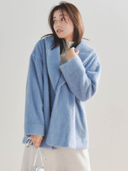 【WEB別注】シャギーショートコート