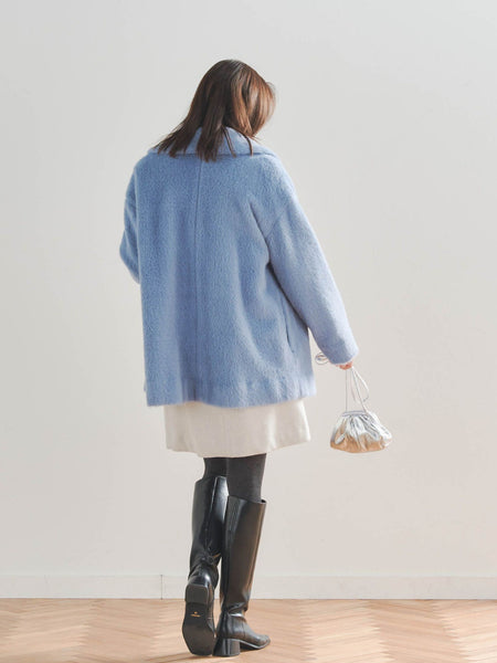 【WEB別注】シャギーショートコート