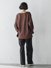 【WEB限定】”もっちり素材”ダンボールドルマンプルオーバー≪手洗い可能≫