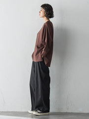 【WEB限定】”もっちり素材”ダンボールドルマンプルオーバー≪手洗い可能≫