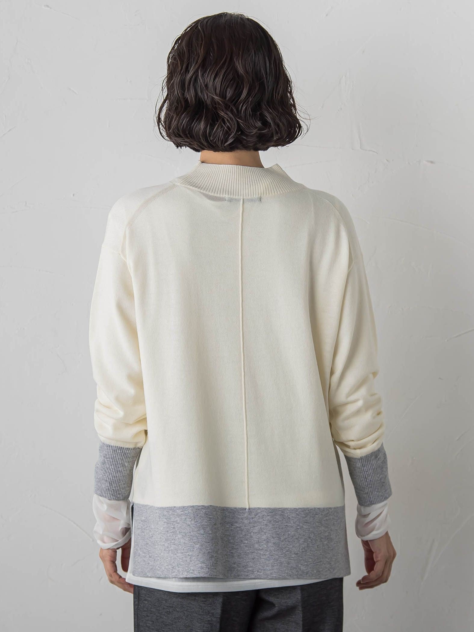 【新色追加】ファインウールハイネックニット