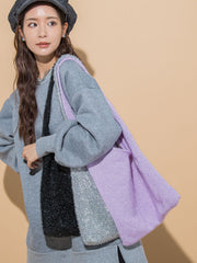 【KOREAN ITEM】キラキララメトートバッグ