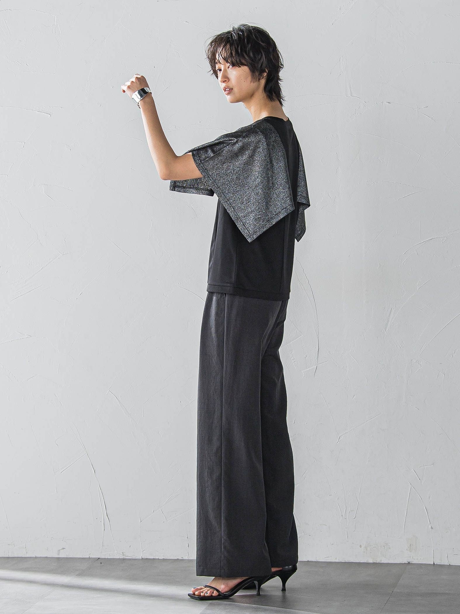 【新色追加】イージーワイドパンツ≪手洗い可能 / セットアップ対応≫