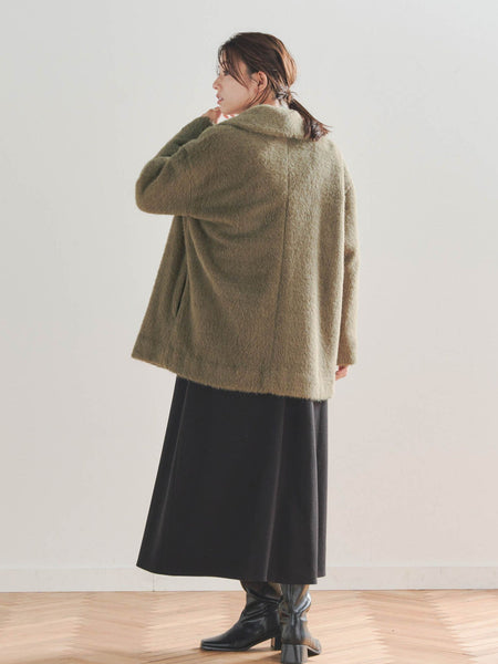 【WEB別注】シャギーショートコート
