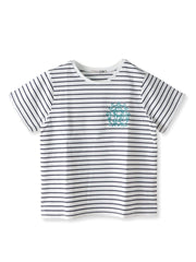 【WEB限定】35th Anniversaryロゴ刺繍Tシャツ≪洗濯機で洗える≫