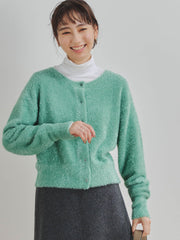 前後2WAYラメフェザーニット≪手洗い可能≫