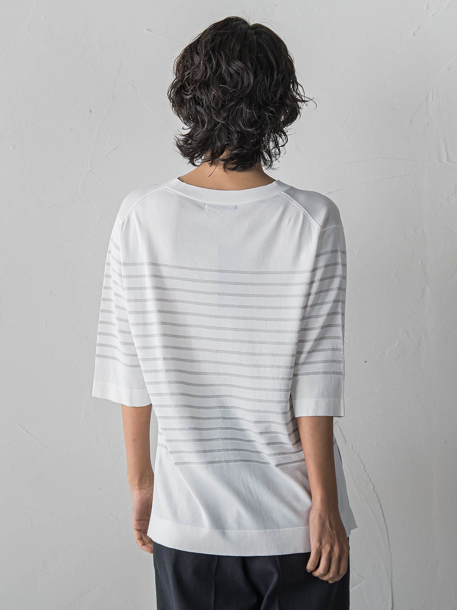 ボーダーTシャツニット