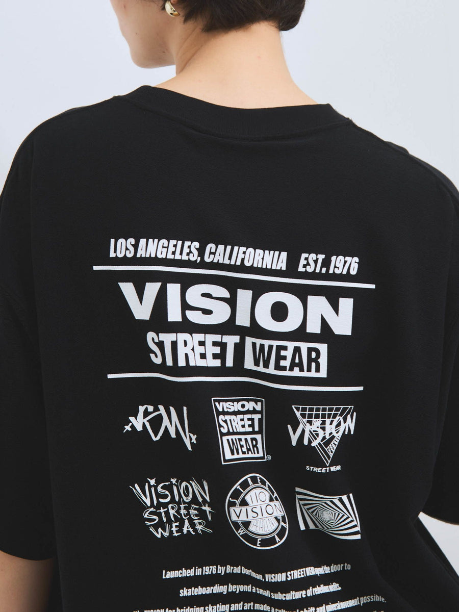 VICKY / ビッキー 【VISION STREET WARE】HY-TECHロゴプリントTシャツ≪洗濯機で洗える≫ ビッキー VICKY 【VISION STREET WARE】HY-TECHロゴプリントT