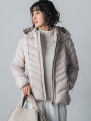 【ショート丈】ストレッチダウンコート