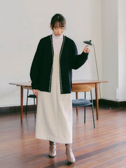 パール付きボレロカーディガン≪手洗い可能≫