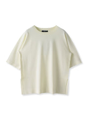 【大きいサイズ】Tシャツ風ニットプルオーバー≪手洗い可能≫