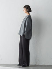 【WEB限定】”もっちり素材”ダンボールドルマンプルオーバー≪手洗い可能≫