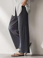 【WEB限定】クリスタルプリーツパンツ≪手洗い可能≫