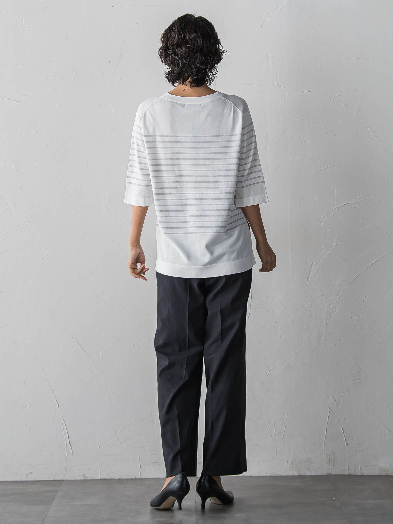 ボーダーTシャツニット