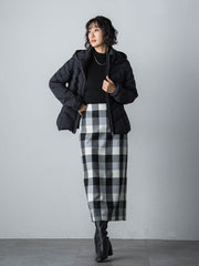 【ショート丈】ストレッチダウンコート