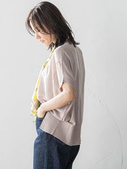 【WEB限定】リネンライクシアーニット≪手洗い可能≫