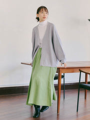 パール付きボレロカーディガン≪手洗い可能≫