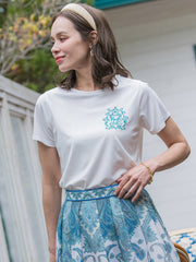 【WEB限定】35th Anniversaryロゴ刺繍Tシャツ≪洗濯機で洗える≫