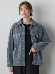 【カタログ掲載】FLOCK on DENIMジャケット≪手洗い可能≫