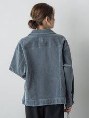 【カタログ掲載】FLOCK on DENIMジャケット≪手洗い可能≫