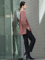【洗濯機で洗える】異次元の温かさダウンファブリック美脚テーパードパンツ