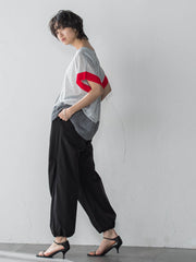 撥水サイドラインパラシュートパンツ≪手洗い可能≫