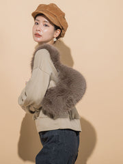 【KOREAN ITEM】ファーミニトートバッグ